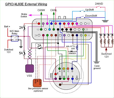 Something wrong with the <b>transmission</b> solenoid. . 4l60e transmission external wiring harness diagram